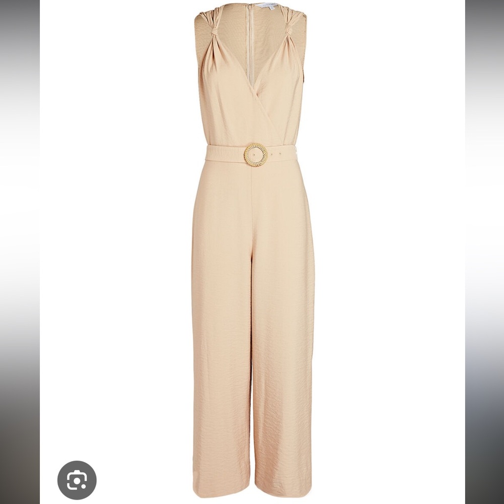 Intermix Paula Belted Jumpsuit Size 00 NWT